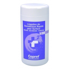 Lingettes de désinfection rapide pour surface 