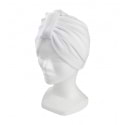 Bonnet turban blanc 