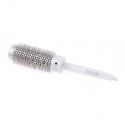 Brosse ronde cage métal blanc 