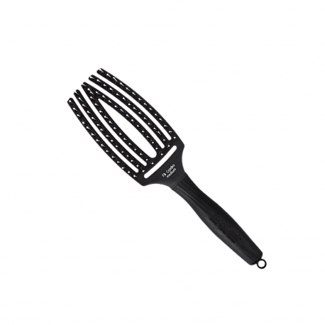Brosse Fingerbrush Care Iconic Boar & Nylon Pastel Black Médium Finger Brush